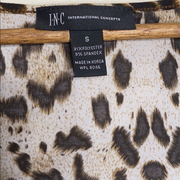 INC Leopard Print Tank - Picture 2 of 5
